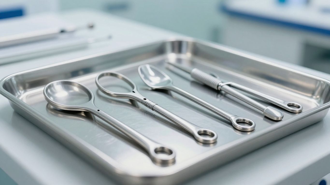 Professional dental surgical setup for oral extraction